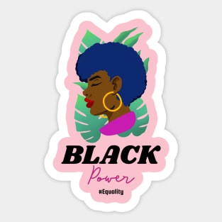 Black woman Sticker